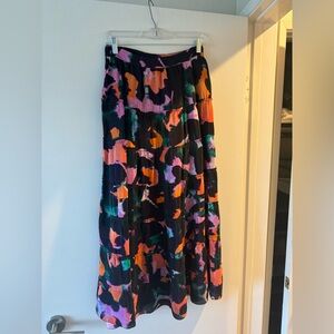Long printed skirt Anthropology